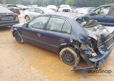 1996 Toyota Tercel Dx из США, поврежденный, VIN JT2BC52L8T7048905